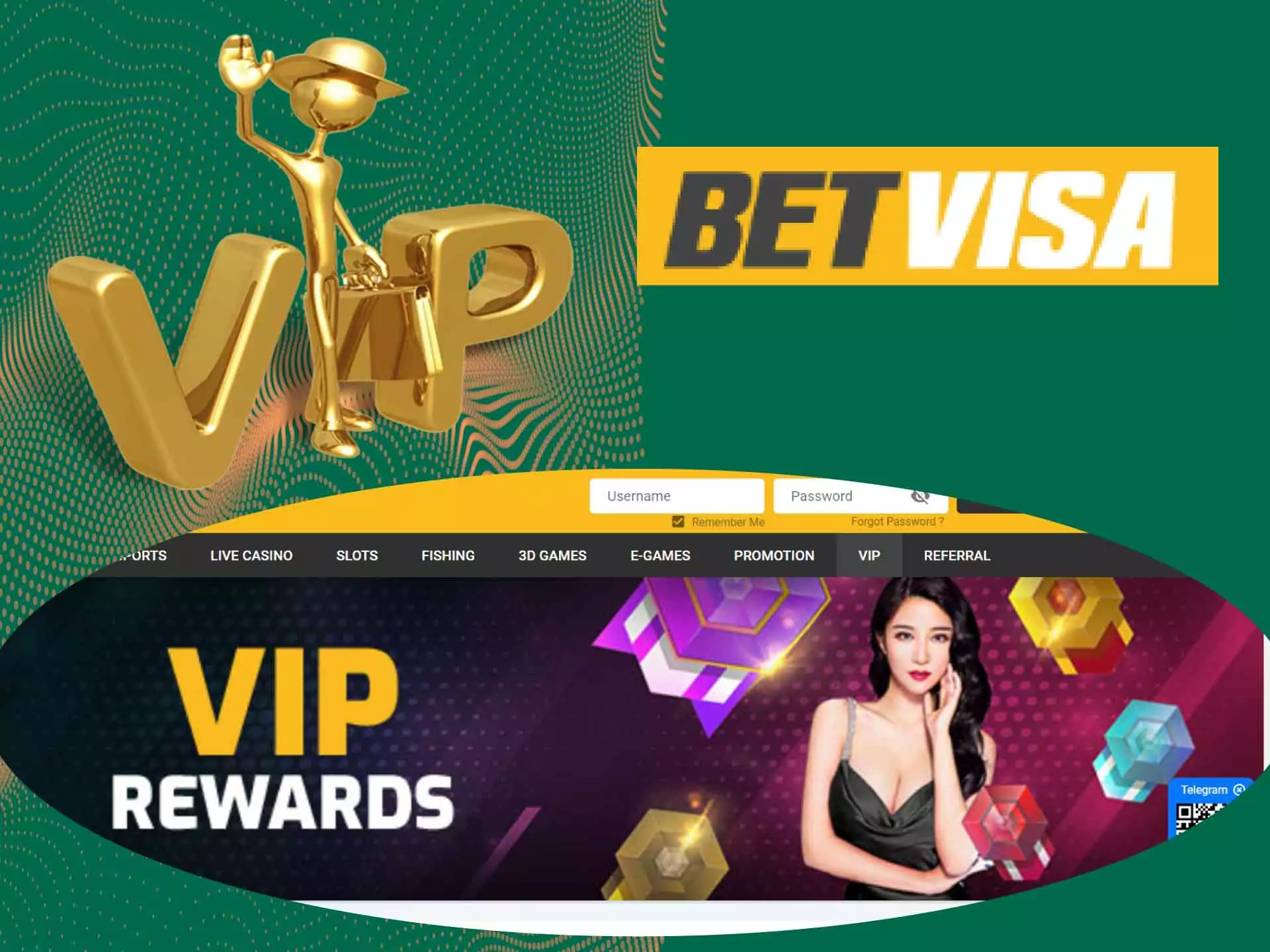 BetVisa VIP প্রোগ্রামে যোগ দিন।