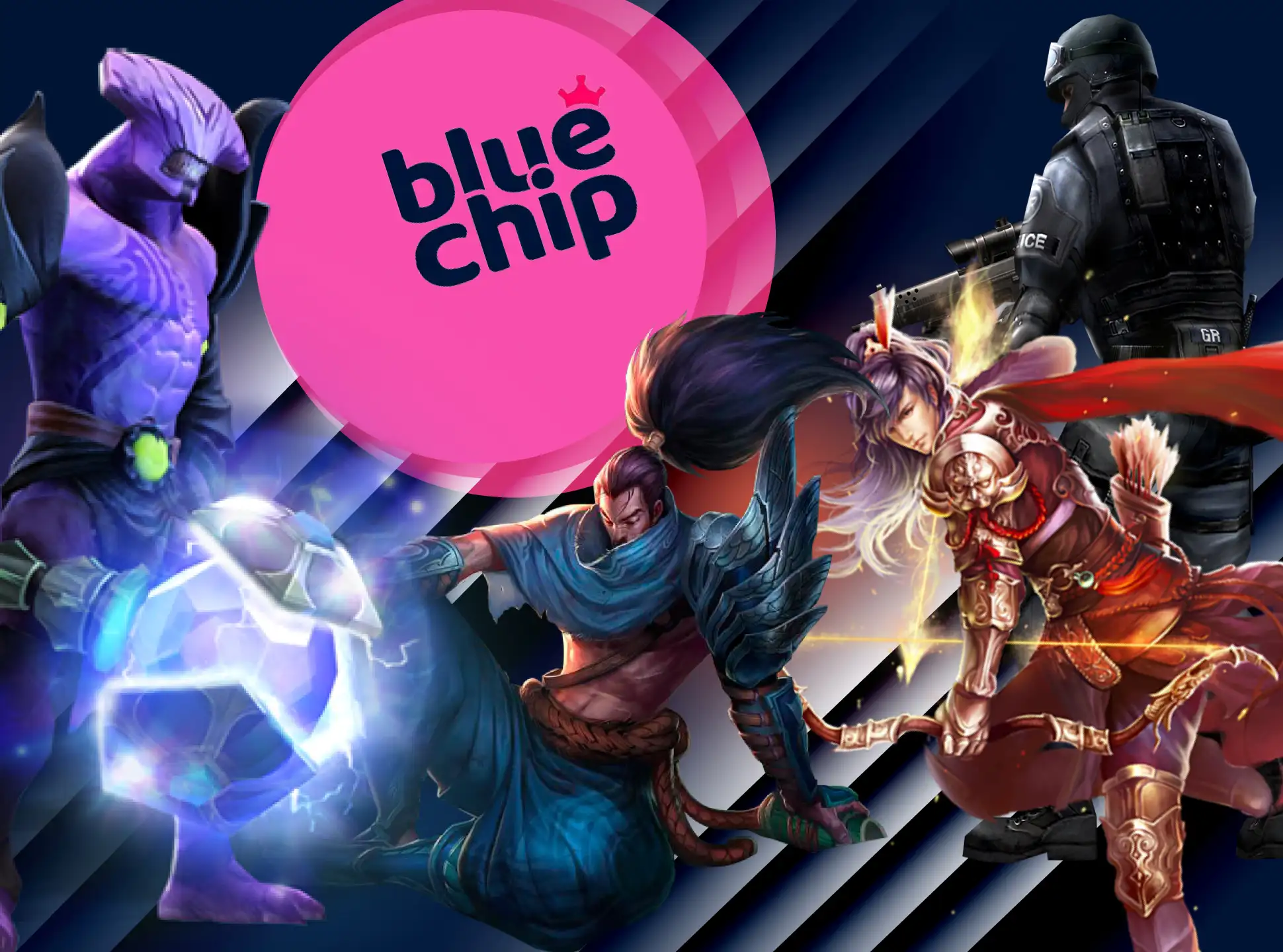 আপনি Dota 2, CS:GO এবং Bluechip-এ অন্যান্য সাইবারস্পোর্টে বাজি ধরতে পারেন।