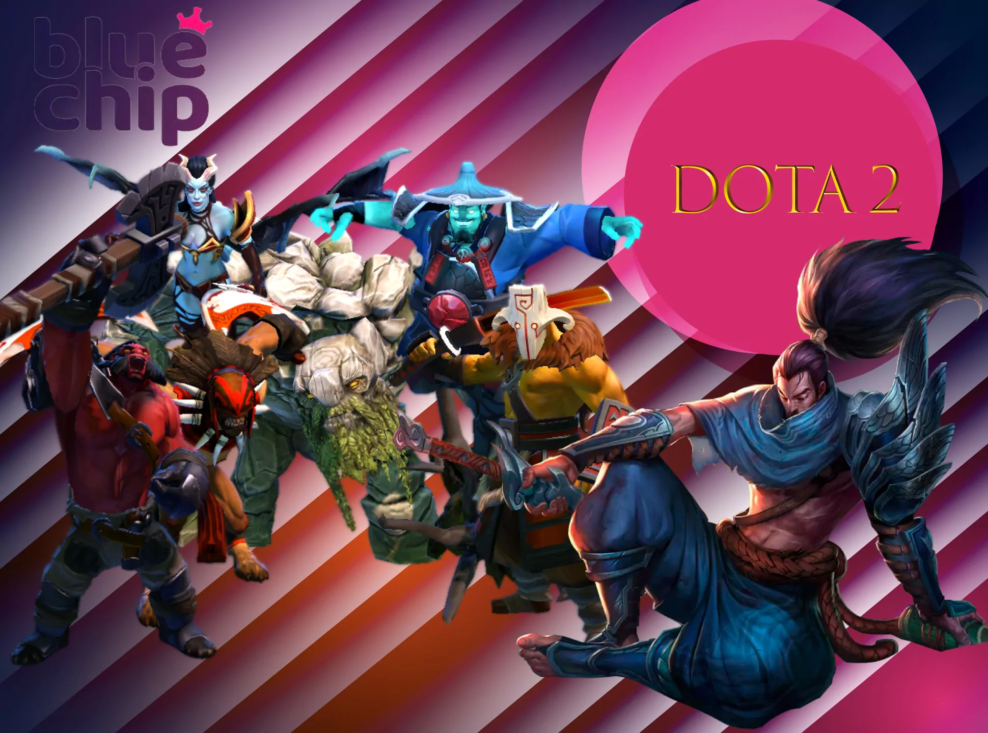 Dota 2 এছাড়াও Bluechip এ উপলব্ধ।