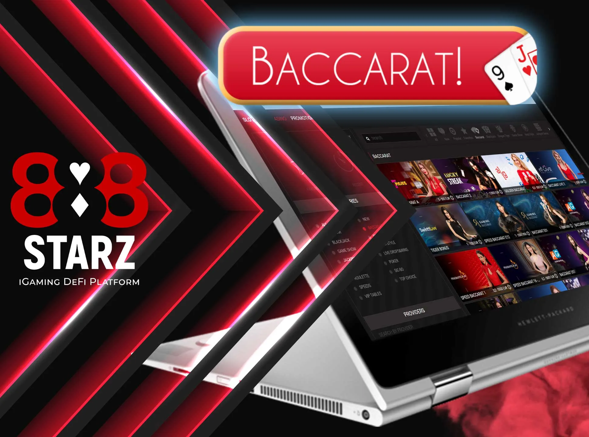 ঐতিহ্যবাহী Baccarat গেমটি 888starz-এও উপলব্ধ।